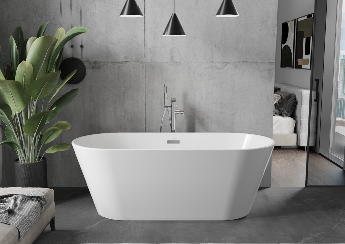 Badkars- och duschblandare krom